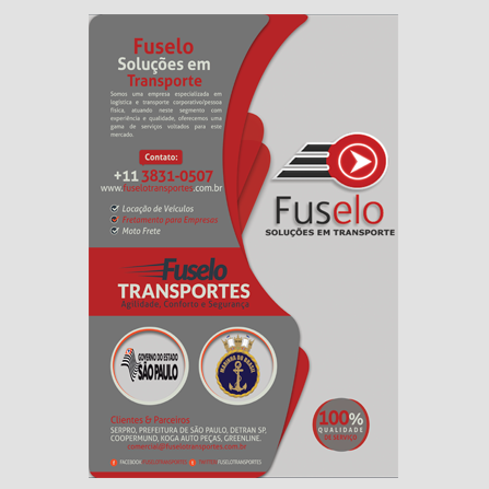 Flyer - Fuselo Transportes