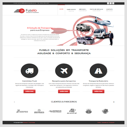 Website Fuselo Transportes